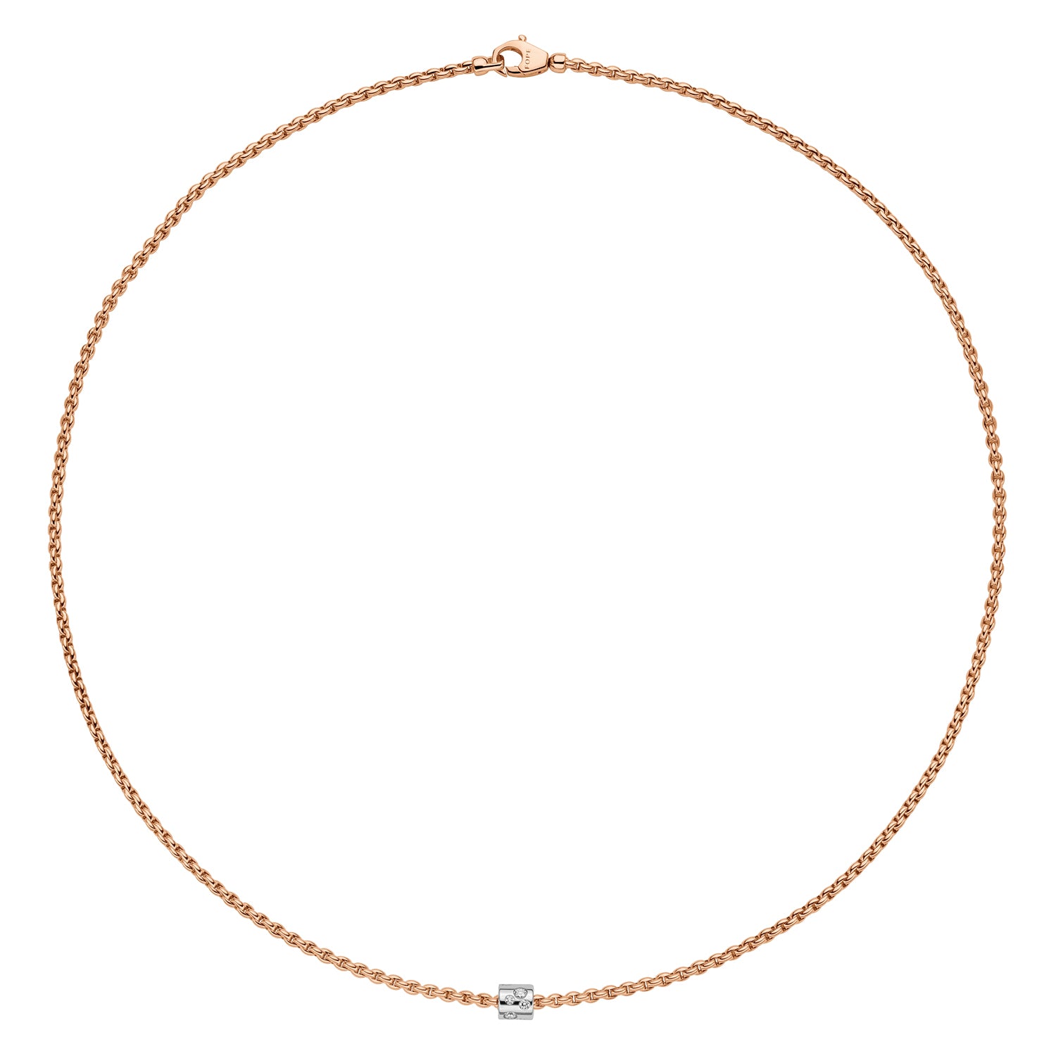FOPE - Aria Collier Weiß- und Rotgold