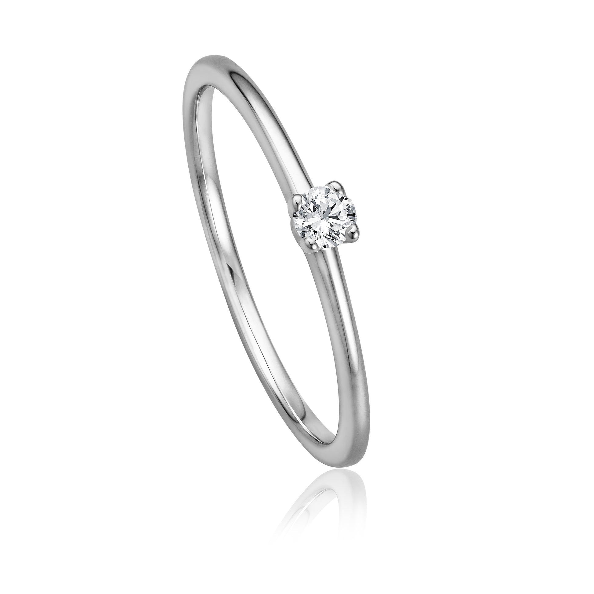 Krebber Essentials Diamant Damenring in Weißgold bei Juwelier Krebber in Mönchengladbach-Rheydt.