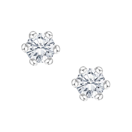 Krebber Essentials Diamant Ohrstecker in Weißgold bei Juwelier Krebber in Mönchengladbach-Rheydt.