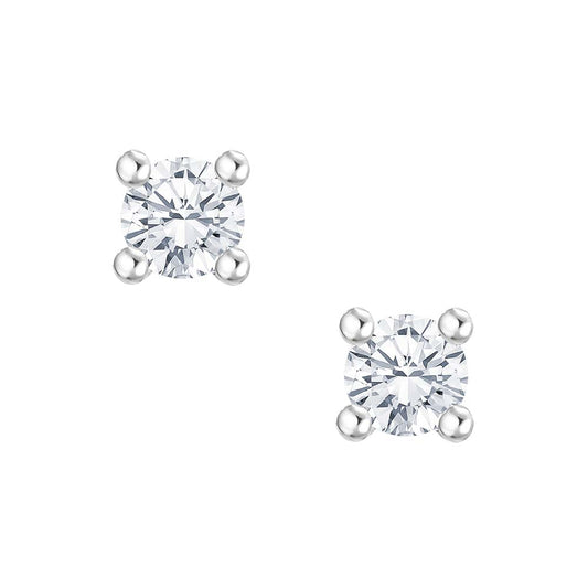Krebber Essentials Diamant Ohrstecker in Weißgold bei Juwelier Krebber in Mönchengladbach-Rheydt.