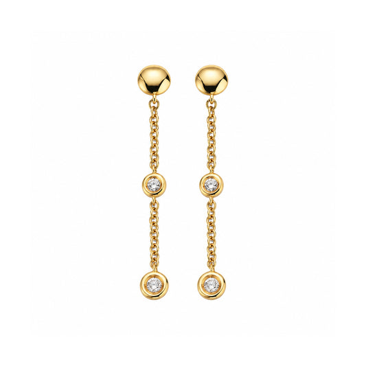 Krebber Essentials Y-Collier mit Diamanten aus 18 Karat Gold, 0,36 ct, Produktansicht, bei Juwelier Krebber in Mönchengladbach-Rheydt