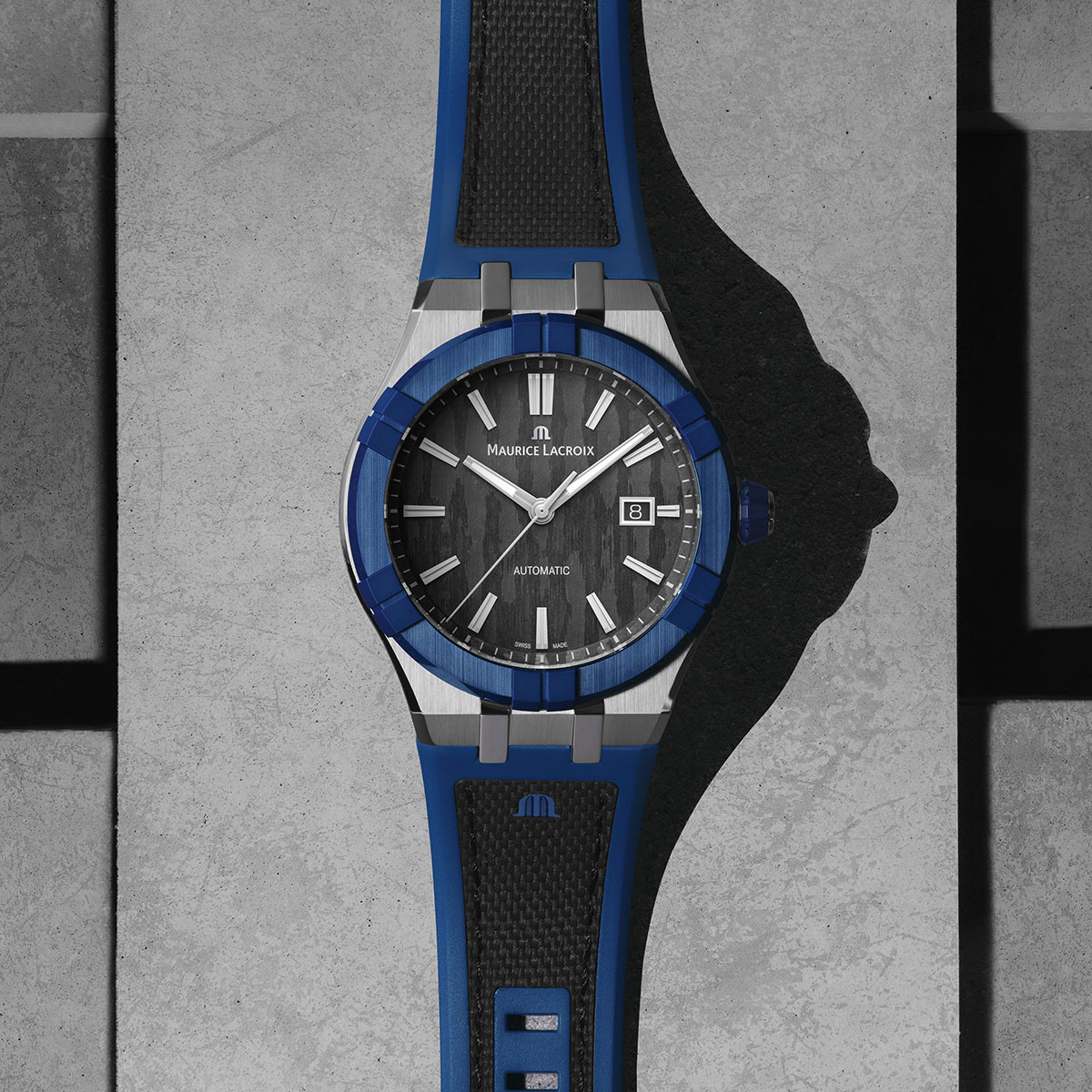 Maurice Lacroix AC6008-SSL40-330-4 AIKONIC AUTOMATIC 43MM Uhr Juwelier Krebber Mönchengladbach Rheydt