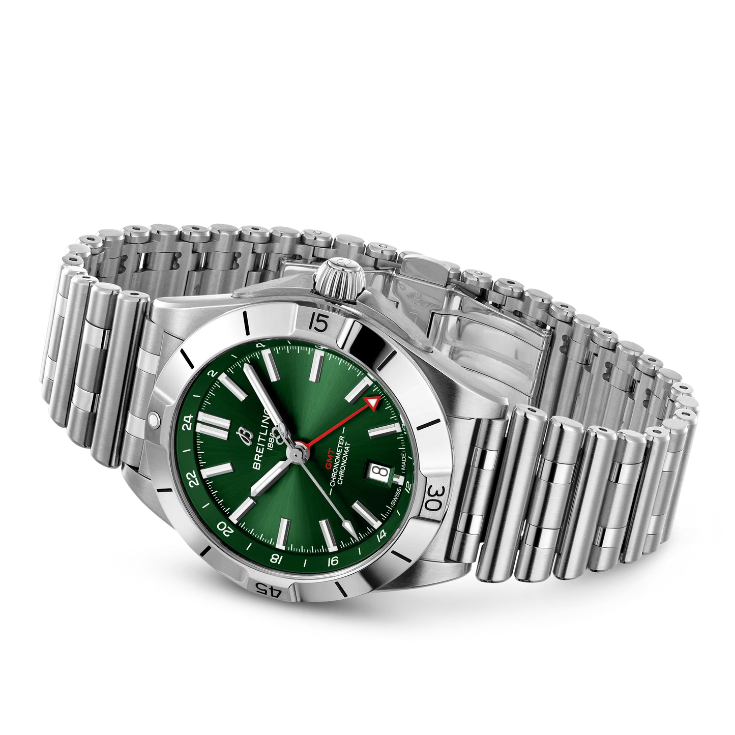 Breitling Chronomat Automatic GMT 40 A32398101L1A1 Uhr Juwelier Krebber Mönchengladbach Rheydt