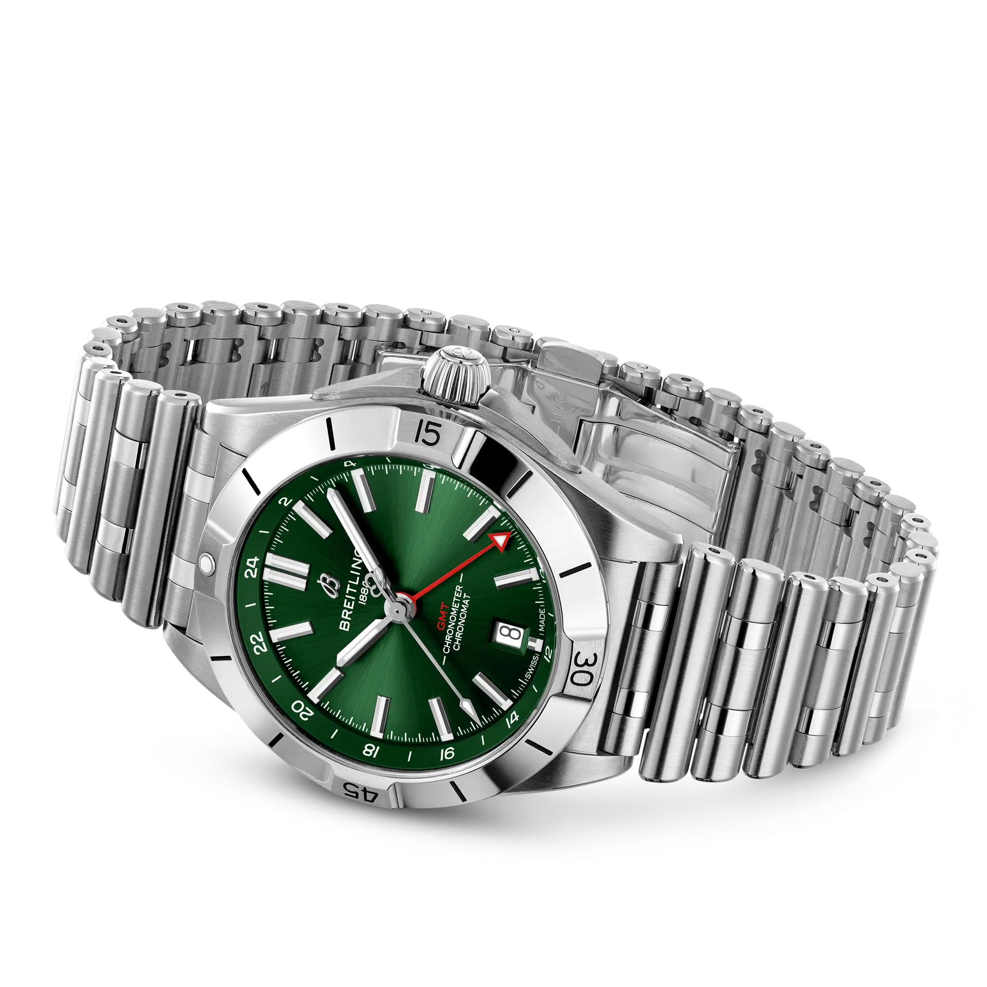 Breitling Chronomat Automatic GMT 40 A32398101L1A1 Uhr Juwelier Krebber Mönchengladbach Rheydt