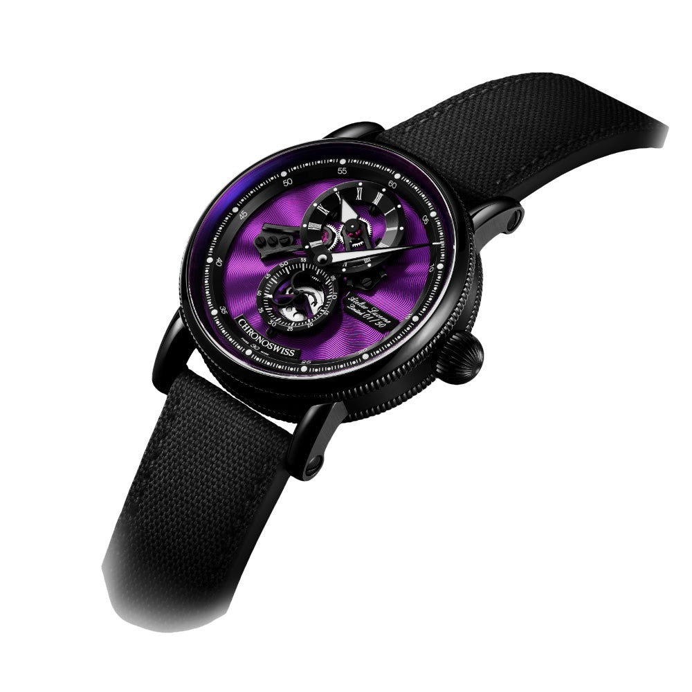 Chronoswiss - Flying Regulator Open Gear Purple Panther CH-8755.1-PUBK