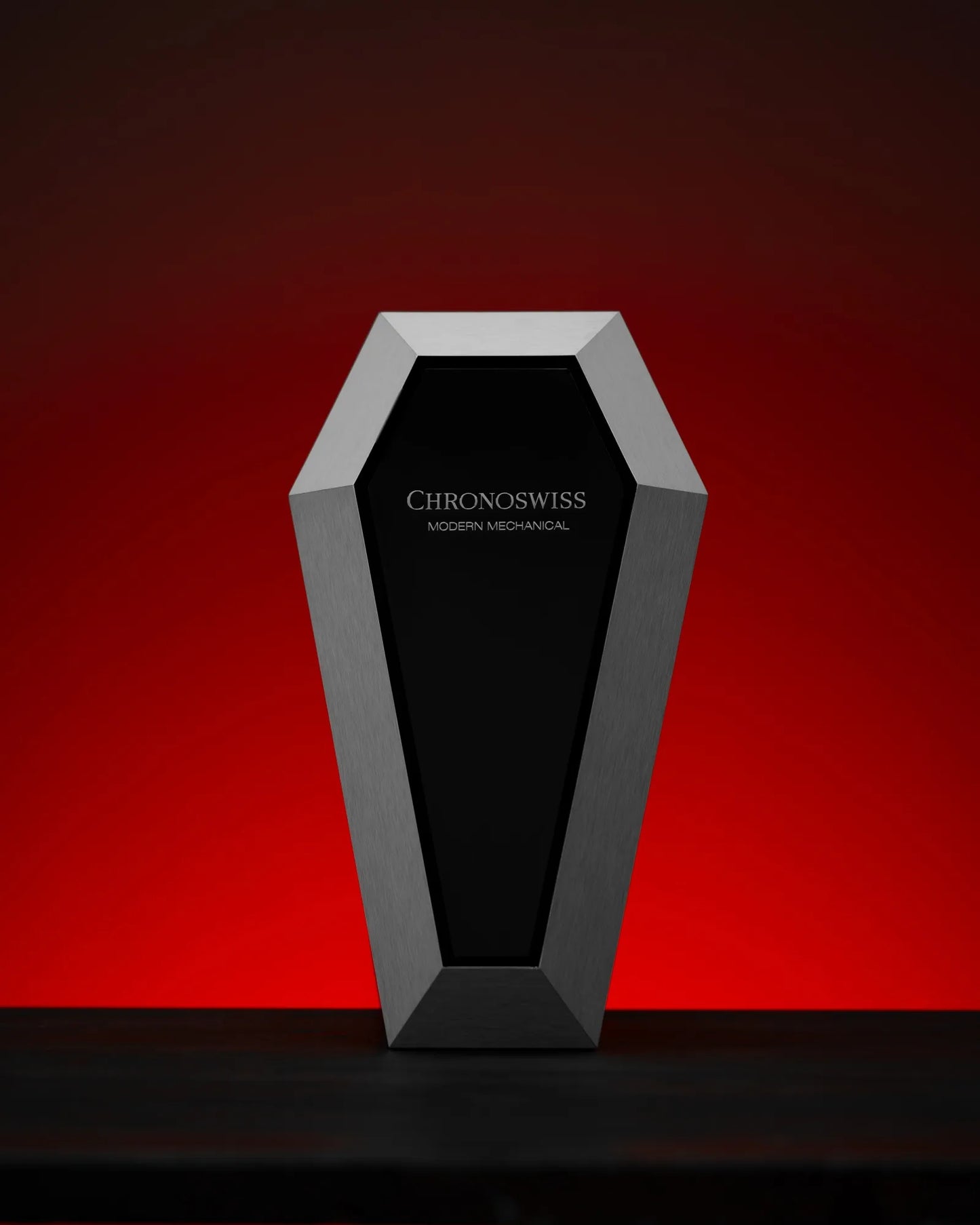 Chronoswiss Delphi Dracula Uhr CH-1421.1E-BKRE Krebber Rheydt exklusiven sargförmigen Sammlerbox