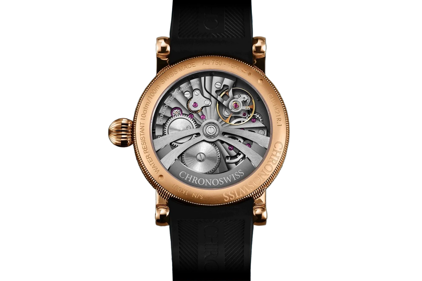 Chronoswiss Delphi Dracula Uhr CH-1421.1E-BKRE Krebber Rheydt