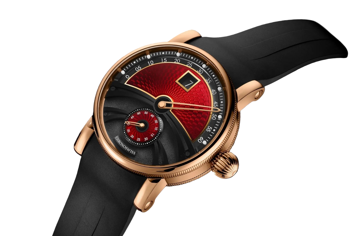 Chronoswiss Delphi Dracula Uhr CH-1421.1E-BKRE Krebber Rheydt