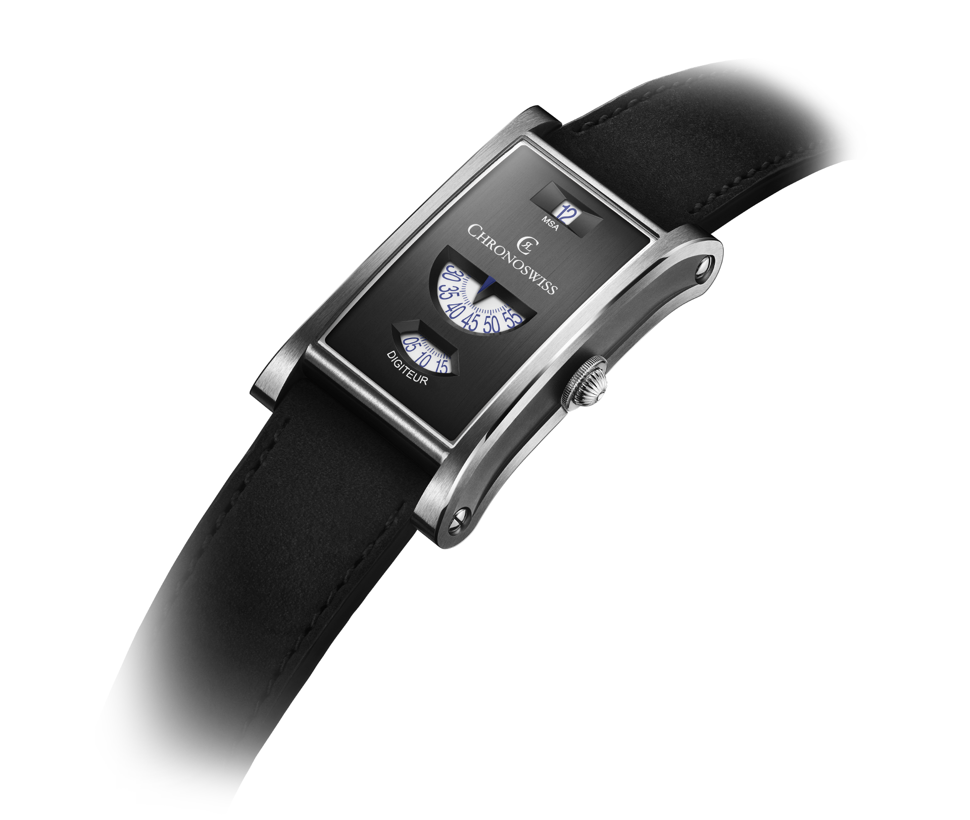 Chronoswiss Uhr Neo Digiteur Granite CH-1373.2-ANSI limitiert auf 99 stück bei Krebber Rheydt