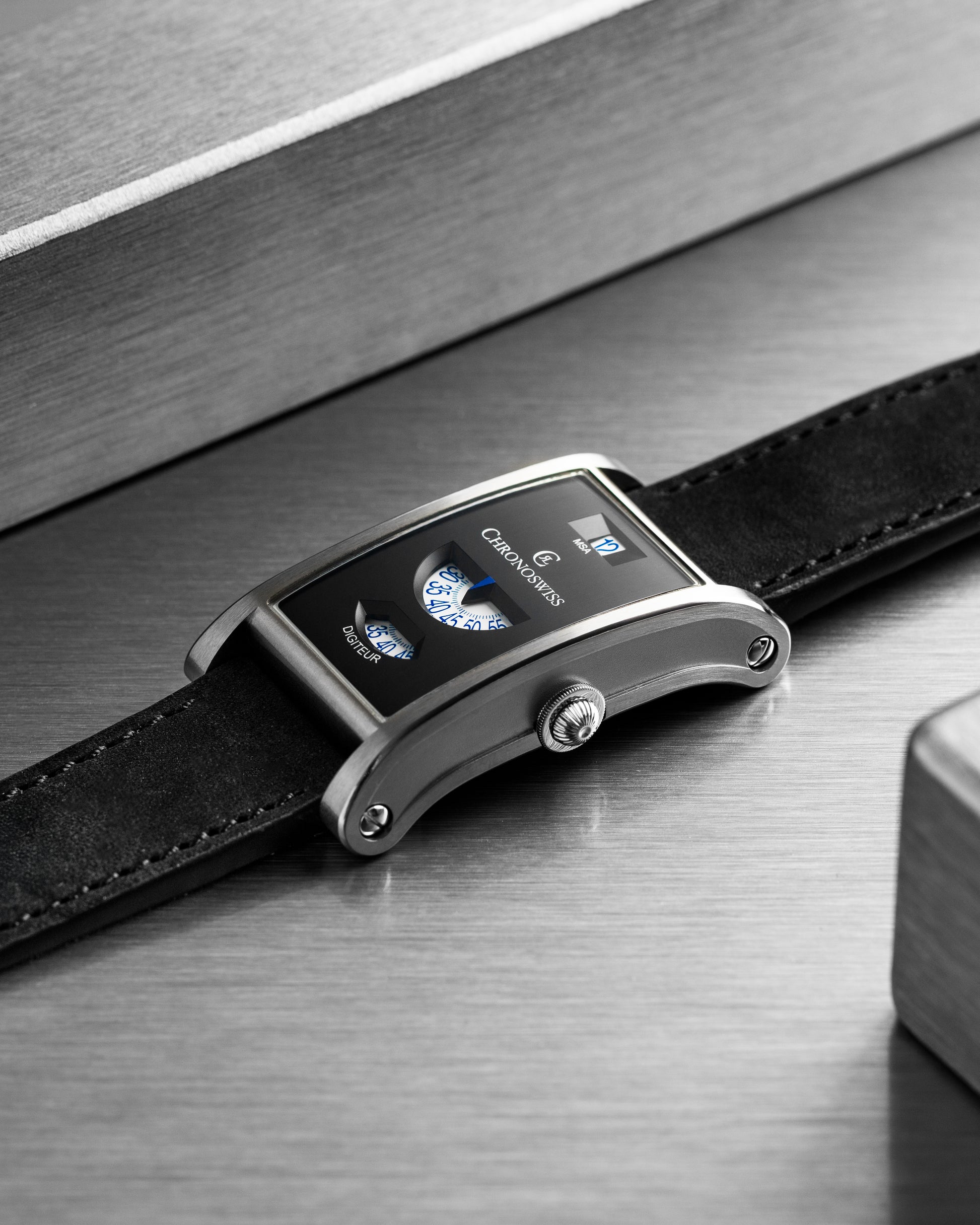 Chronoswiss Uhr Neo Digiteur Granite CH-1373.2-ANSI limitiert auf 99 stück bei Krebber Rheydt