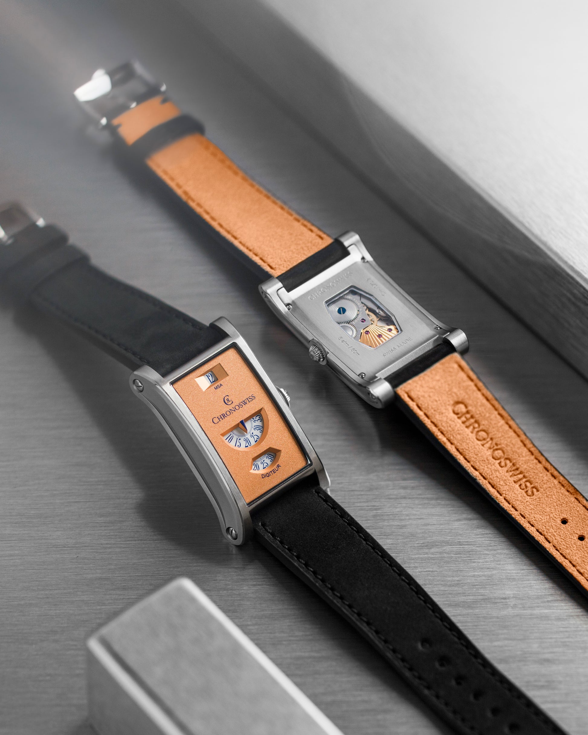 Chronoswiss Uhr Neo Digiteur Sand bei Krebber Rheydt CH-1373