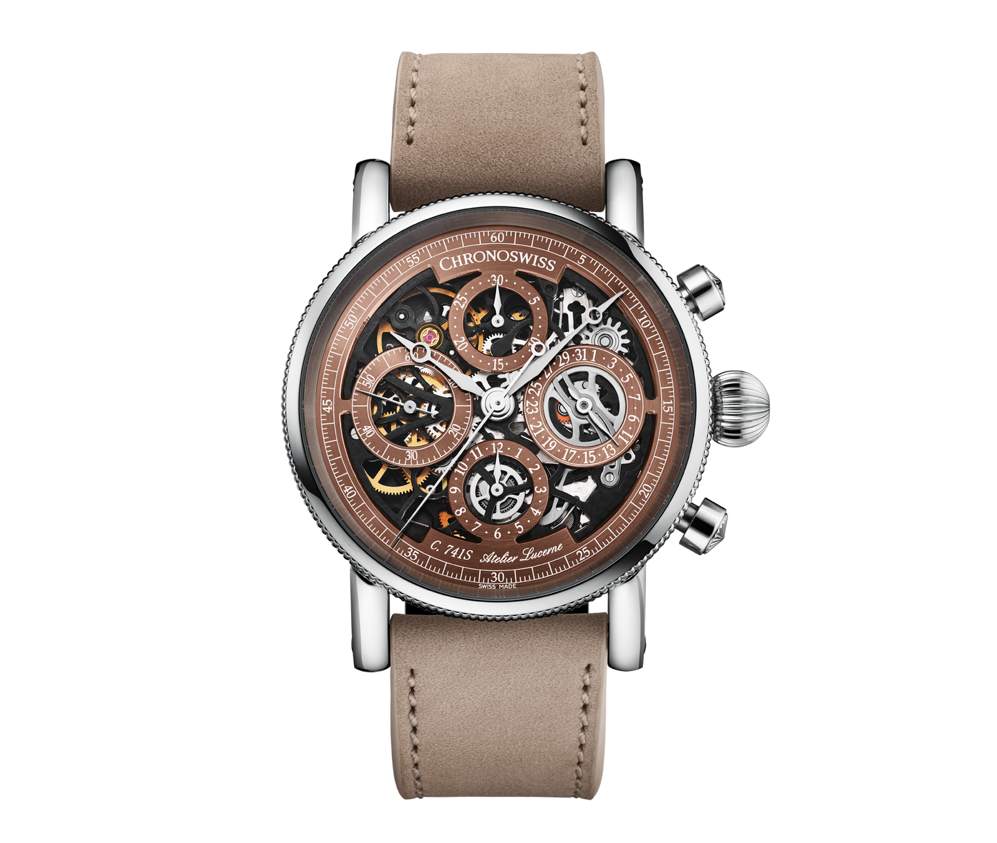 Chronoswiss Opus Dakar CH-7543T.1S-BR Uhr Juwelier Krebber Mönchengladbach Rheydt