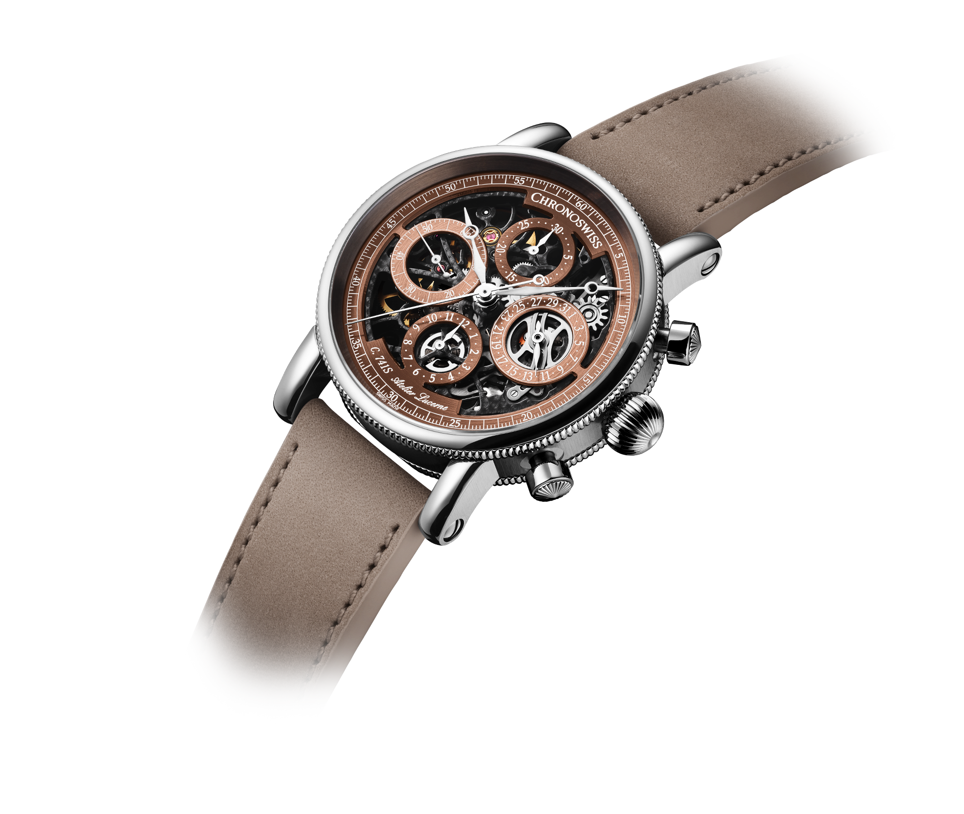 Chronoswiss Opus Dakar CH-7543T.1S-BR Uhr Juwelier Krebber Mönchengladbach Rheydt