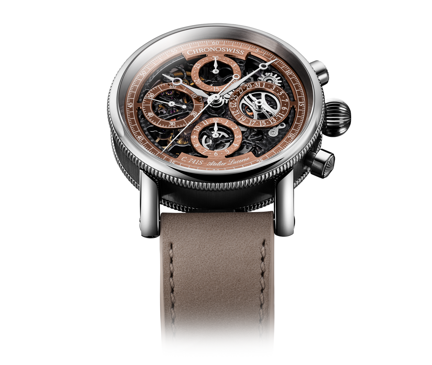 Chronoswiss Opus Dakar CH-7543T.1S-BR Uhr Juwelier Krebber Mönchengladbach Rheydt