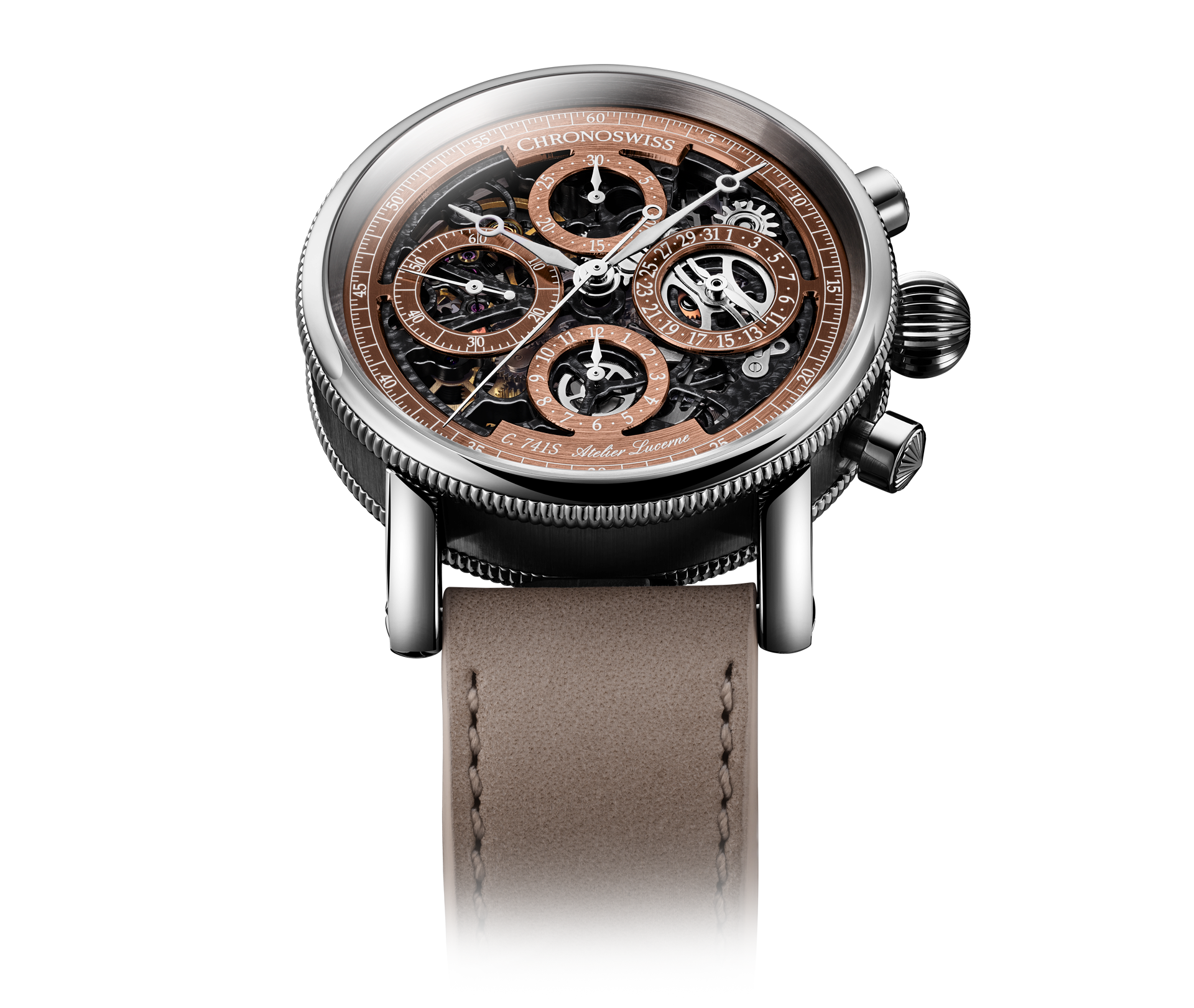 Chronoswiss Opus Dakar CH-7543T.1S-BR Uhr Juwelier Krebber Mönchengladbach Rheydt