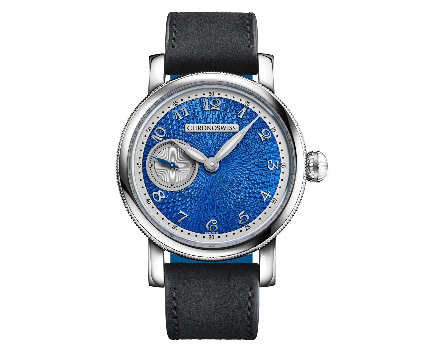Chronoswiss small second blue orbit CH-8023.2-BLSI Uhr Juwelier Krebber Mönchengladbach Rheydt