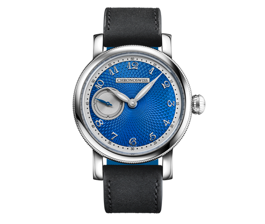 Chronoswiss small second blue orbit CH-8023.2-BLSI Uhr Juwelier Krebber Mönchengladbach Rheydt