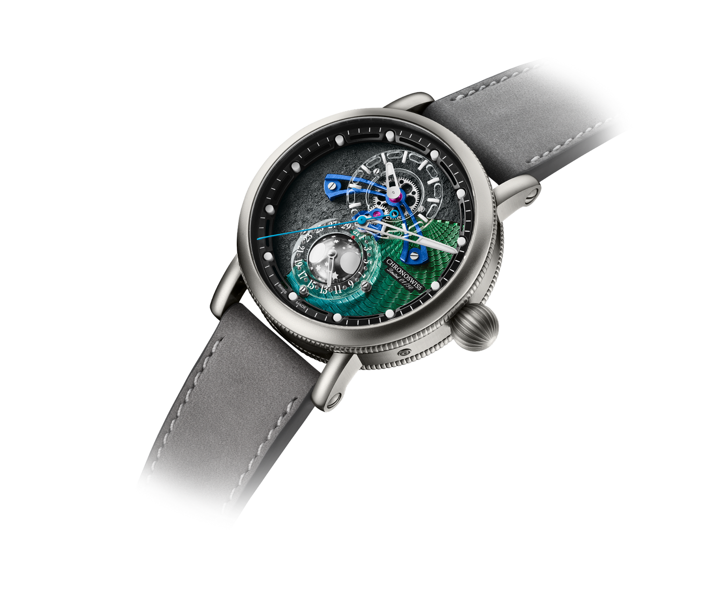 Chronoswiss Space Timer Gravity Limitierte Edition Uhr CH-9343M.2-MOPA Juwelier Krebber Rheydt