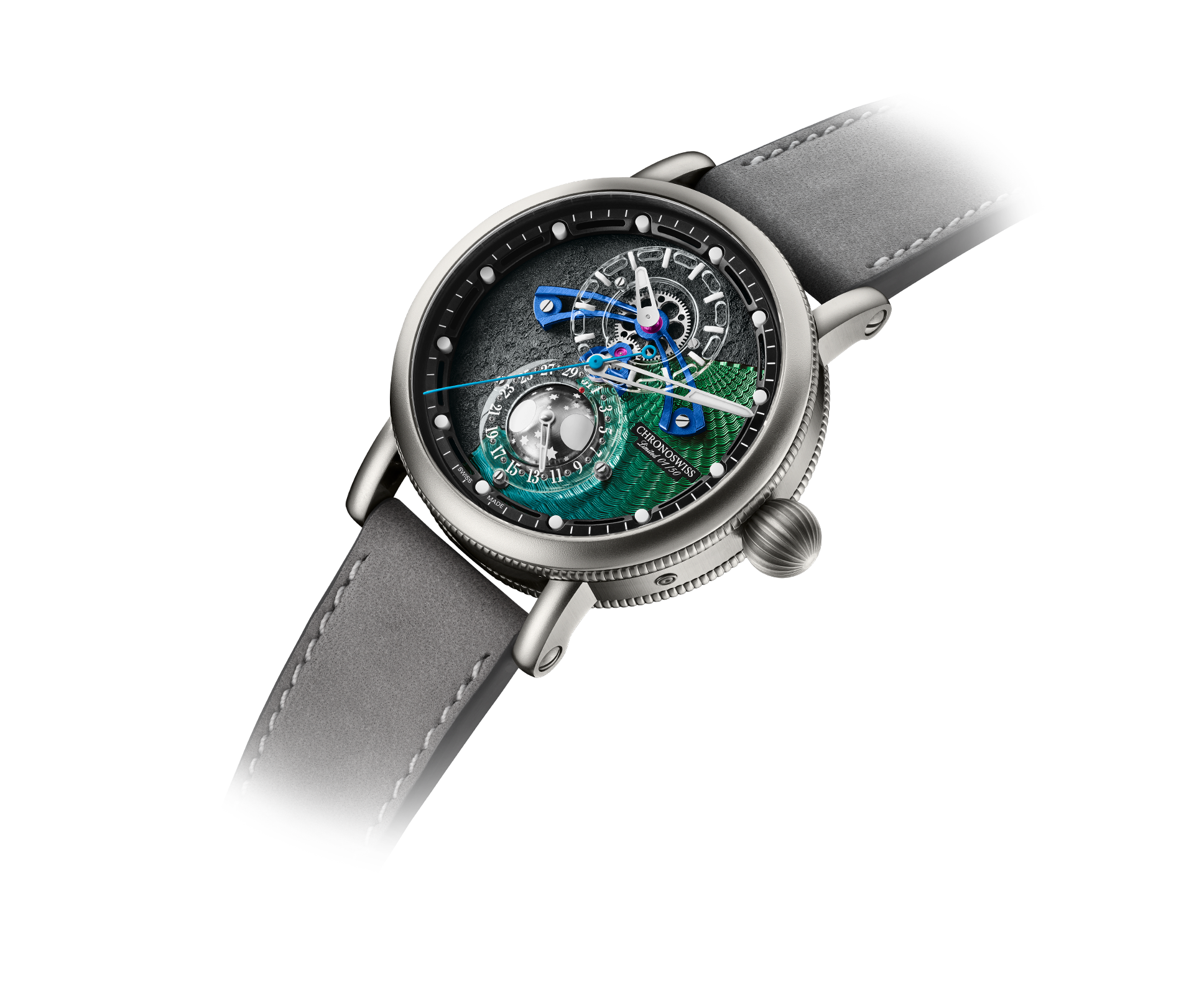 Chronoswiss Space Timer Gravity Limitierte Edition Uhr CH-9343M.2-MOPA Juwelier Krebber Rheydt