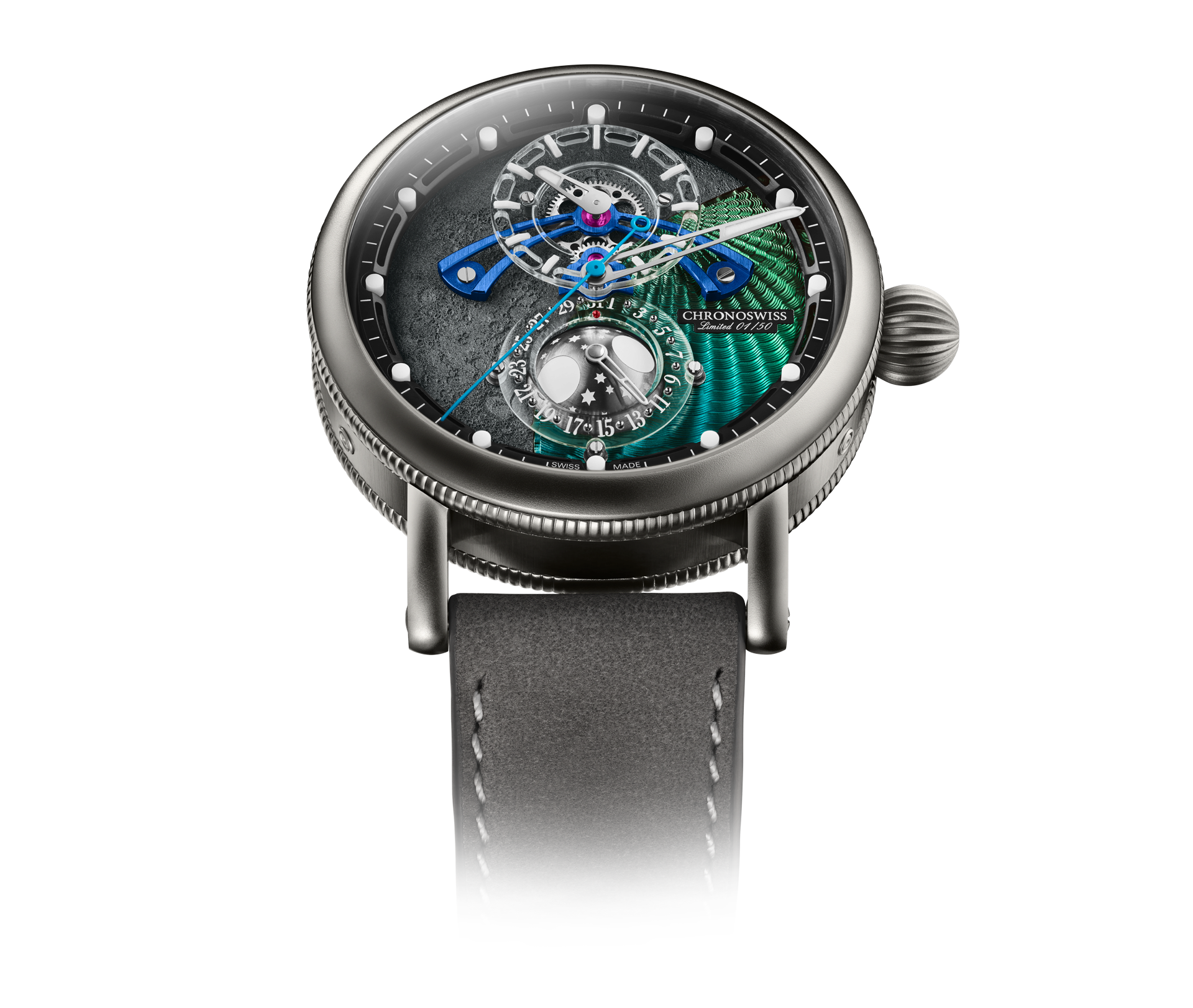 Chronoswiss Space Timer Gravity Limitierte Edition Uhr CH-9343M.2-MOPA Juwelier Krebber Rheydt