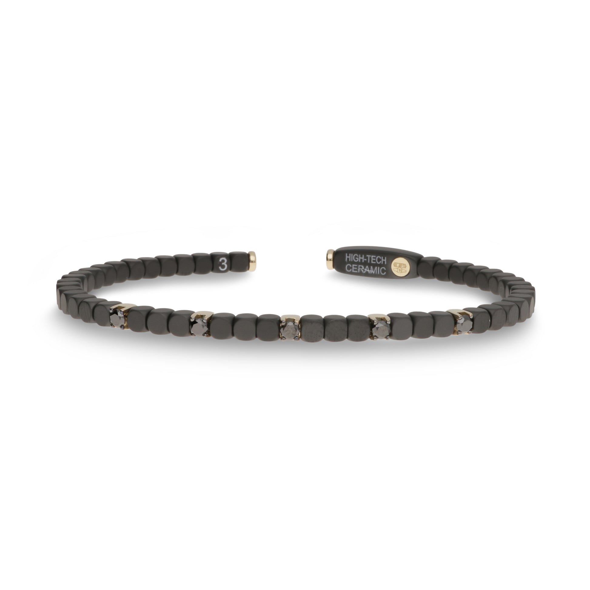 Roberto Demeglio Dado Armreif mit schwarze Diamante bei bei Juwelier Krebber in Mönchengladbach-Rheydt