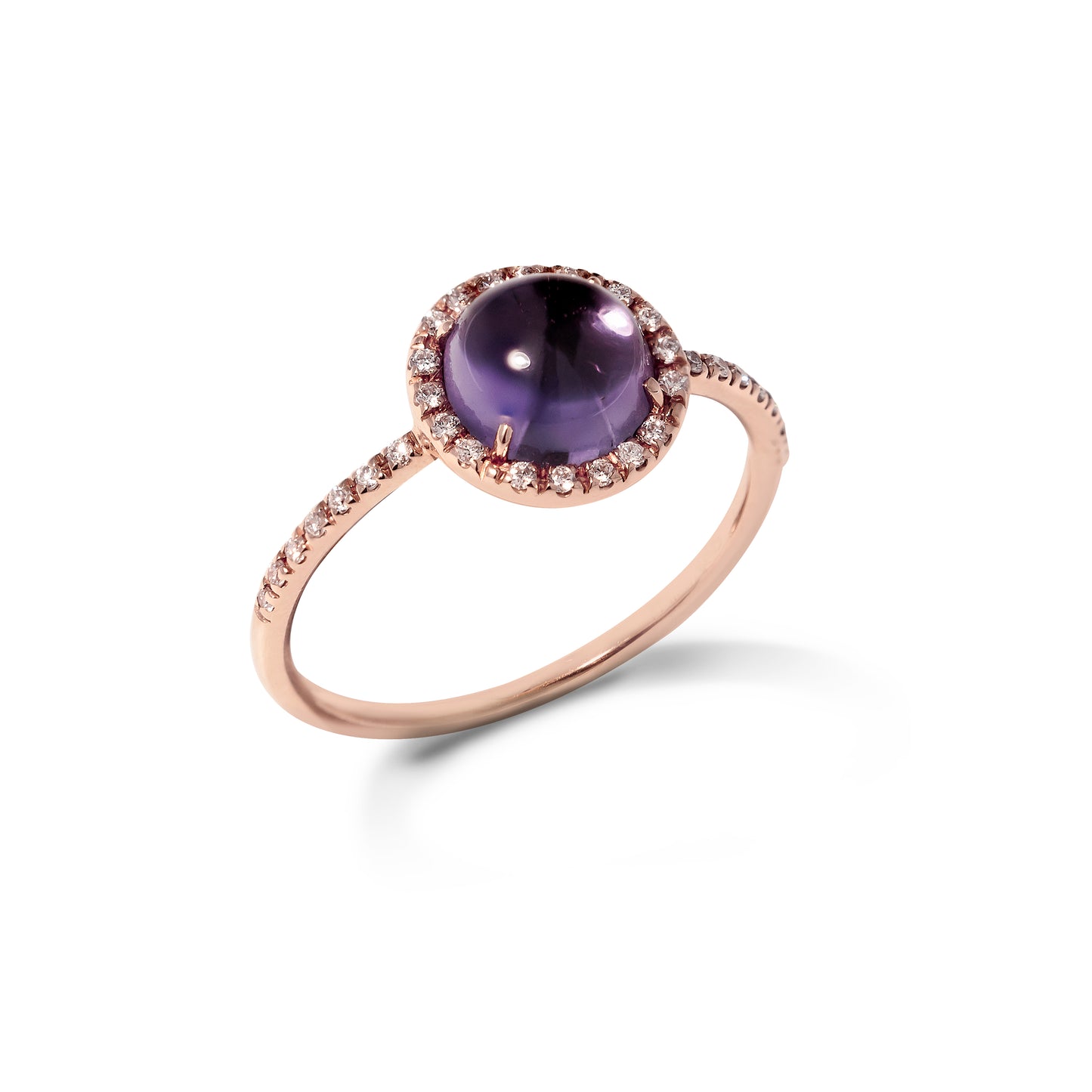 Ring mit Amethyst 1,5 ct aus 18 Karat Gold aus der Kollektion Krebber Colors bei Juwelier Krebber in Mönchengladbach-Rheydt