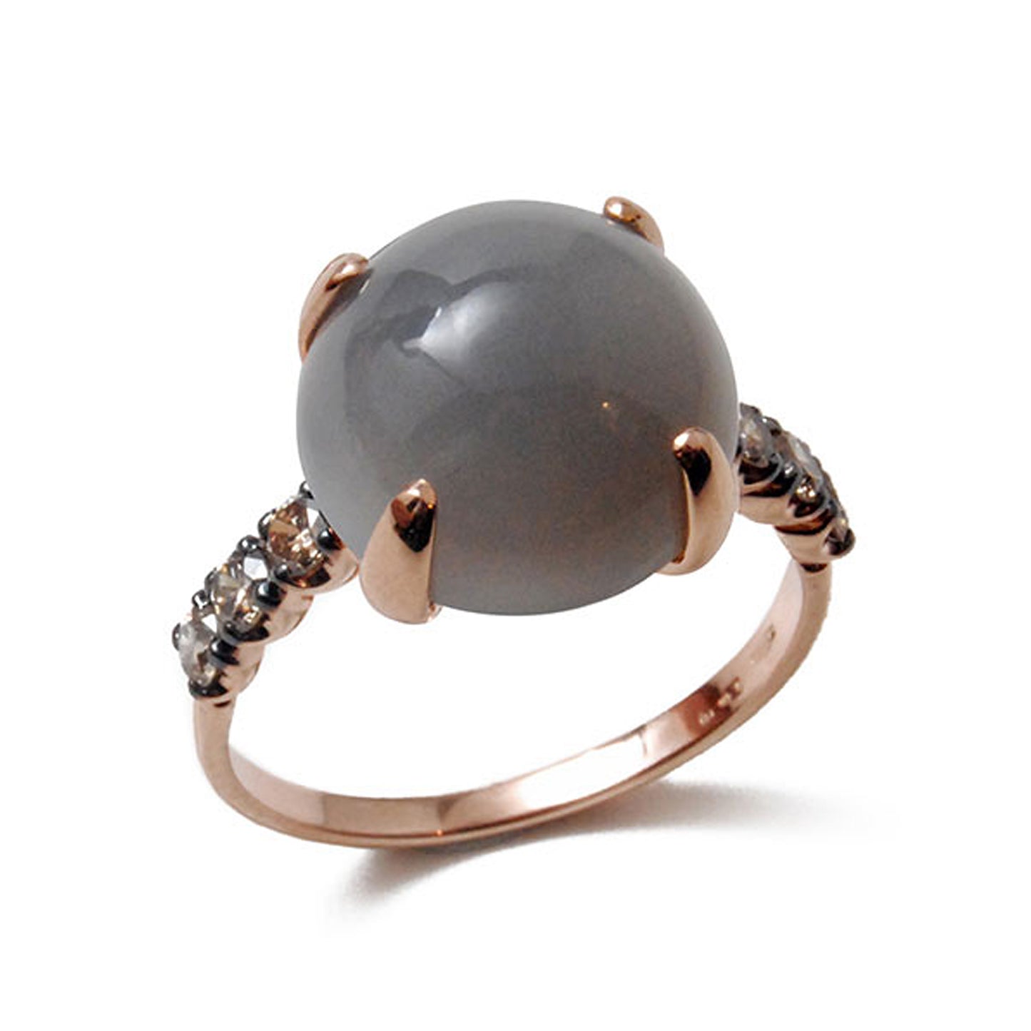 Ring mit schwarzem Diamant 0,42 ct aus 18 Karat Gold aus der Kollektion Krebber Colors bei Juwelier Krebber in Mönchengladbach-Rheydt