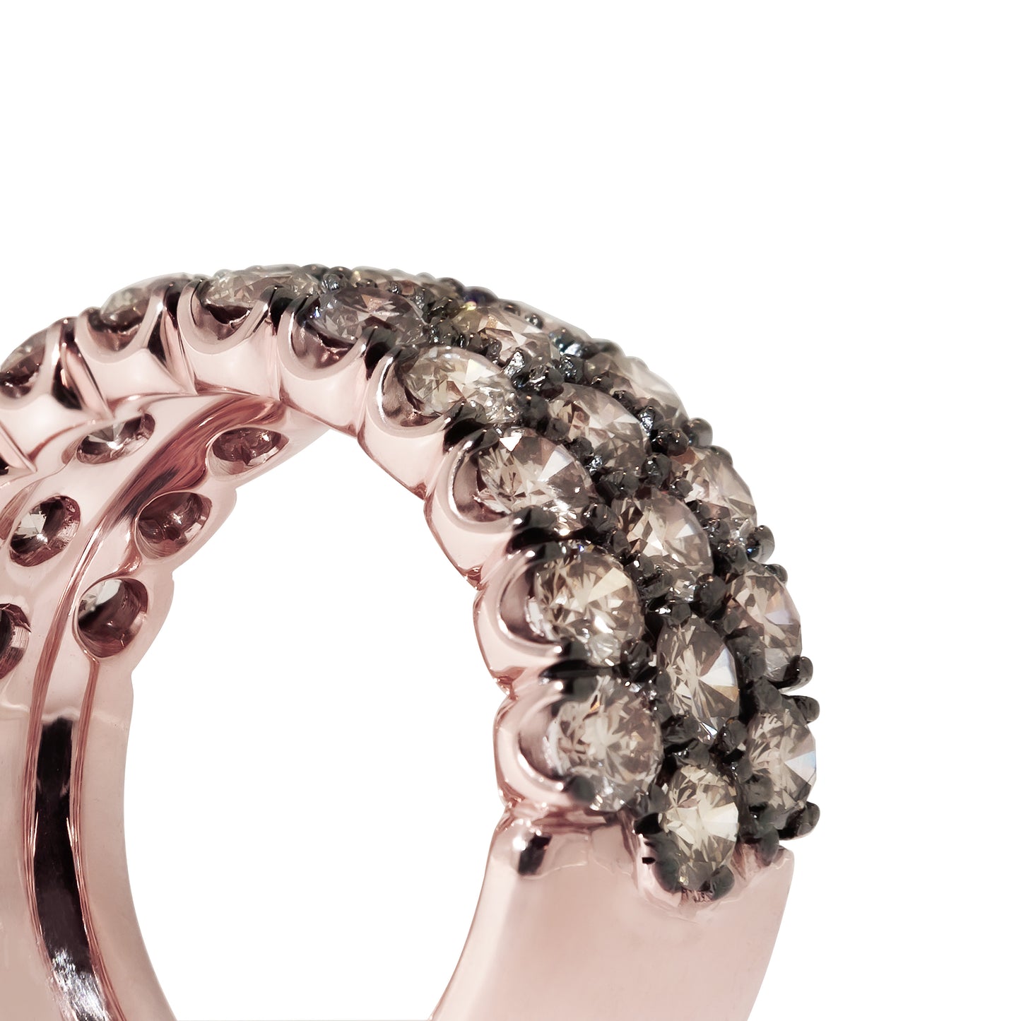 Archetti Ring mit braunem Diamant aus 18 Karat Gold aus der Kollektion Krebber Colors bei Juwelier Krebber in Mönchengladbach-Rheydt