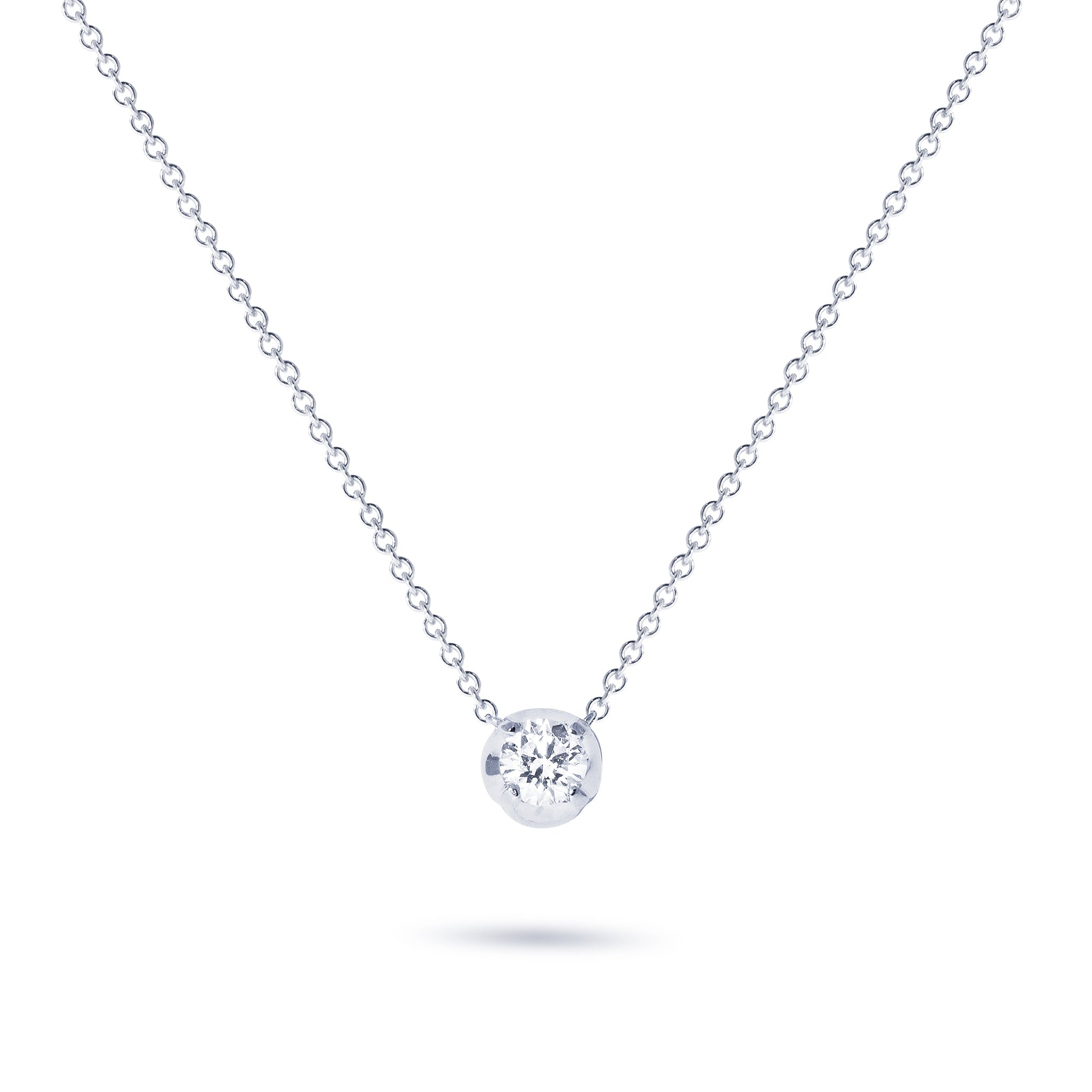 Archetti Collier mit Diamant aus 18 Karat Gold aus der Kollektion Krebber Colors bei Juwelier Krebber in Mönchengladbach-Rheydt