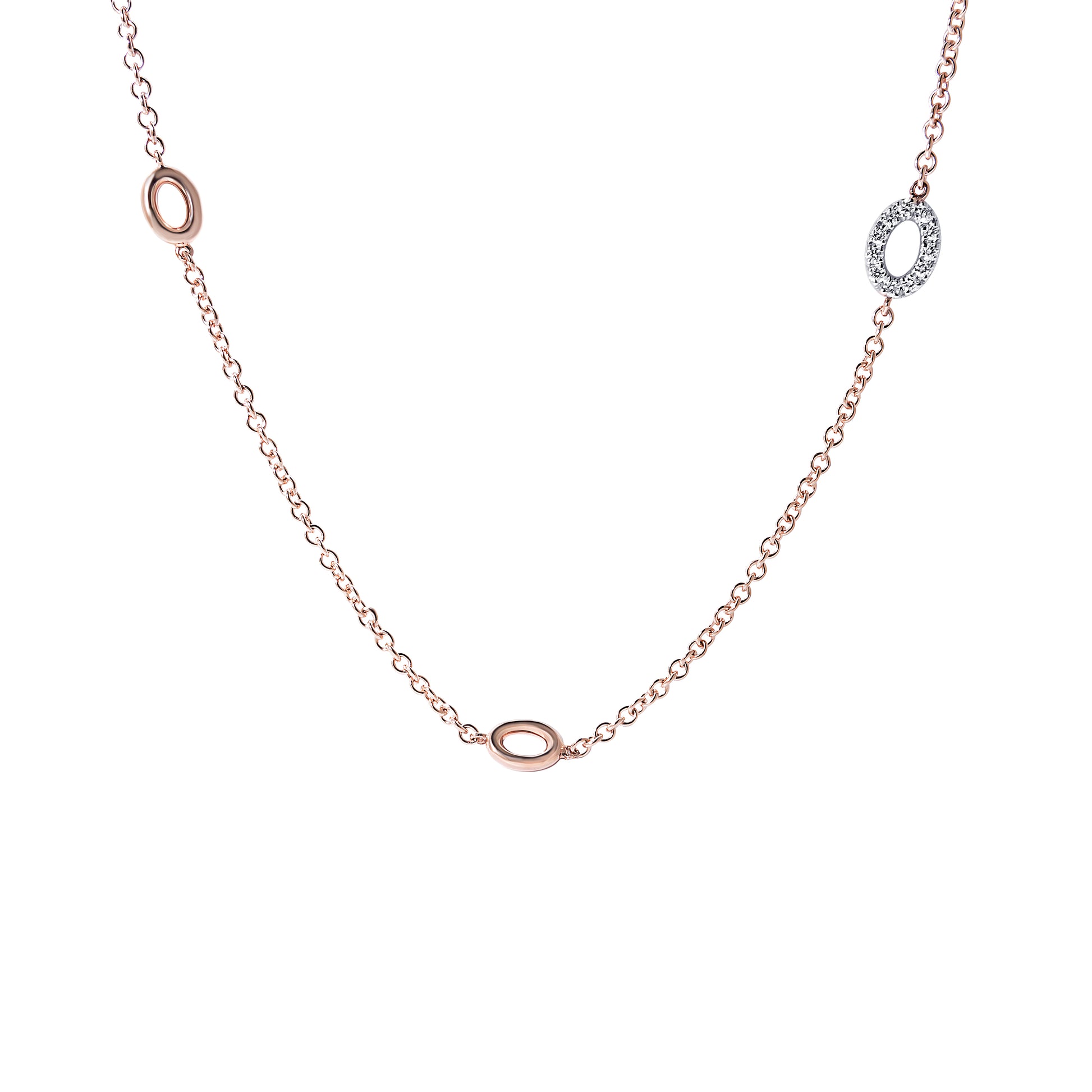 Collier mit Diamant aus 18 Karat Gold aus der Kollektion Krebber Colors bei Juwelier Krebber in Mönchengladbach-Rheydt