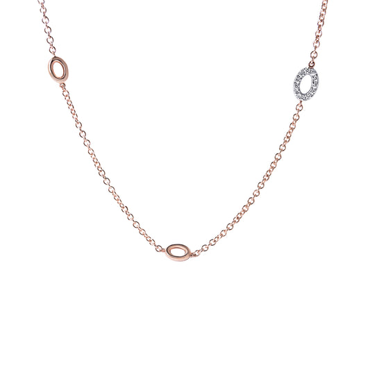 Collier mit Diamant aus 18 Karat Gold aus der Kollektion Krebber Colors bei Juwelier Krebber in Mönchengladbach-Rheydt