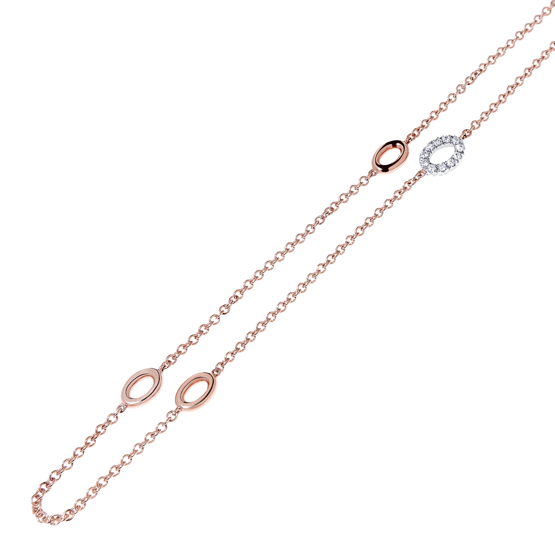 Collier mit Diamant aus 18 Karat Gold aus der Kollektion Krebber Colors bei Juwelier Krebber in Mönchengladbach-Rheydt