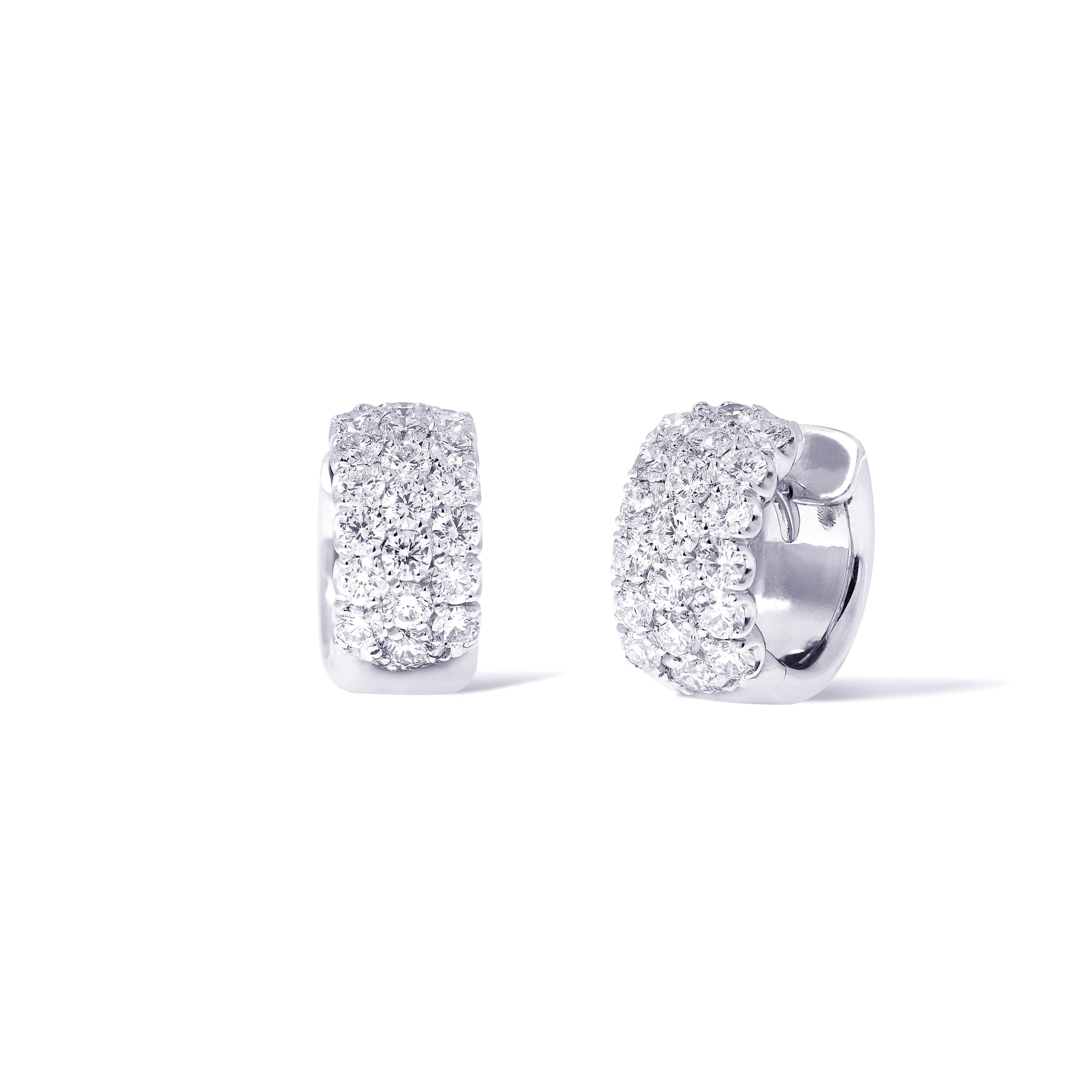Archetti Creolen mit Diamanten 2,3 ct aus 18 Karat Gold aus der Kollektion Krebber Colors bei Juwelier Krebber in Mönchengladbach-Rheydt