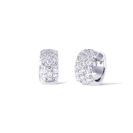 Archetti Creolen mit Diamanten 2,3 ct aus 18 Karat Gold aus der Kollektion Krebber Colors bei Juwelier Krebber in Mönchengladbach-Rheydt