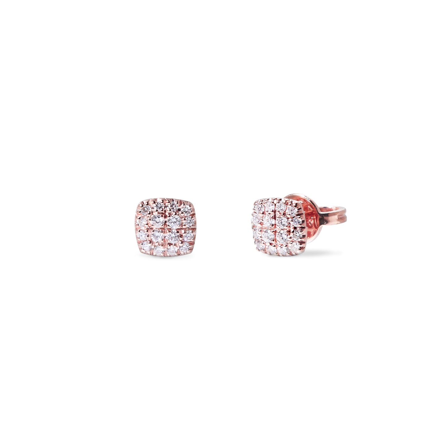 Ohrstecker mit Diamanten 0,15 ct aus 18 Karat Gold aus der Kollektion Krebber Colors bei Juwelier Krebber in Mönchengladbach-Rheydt