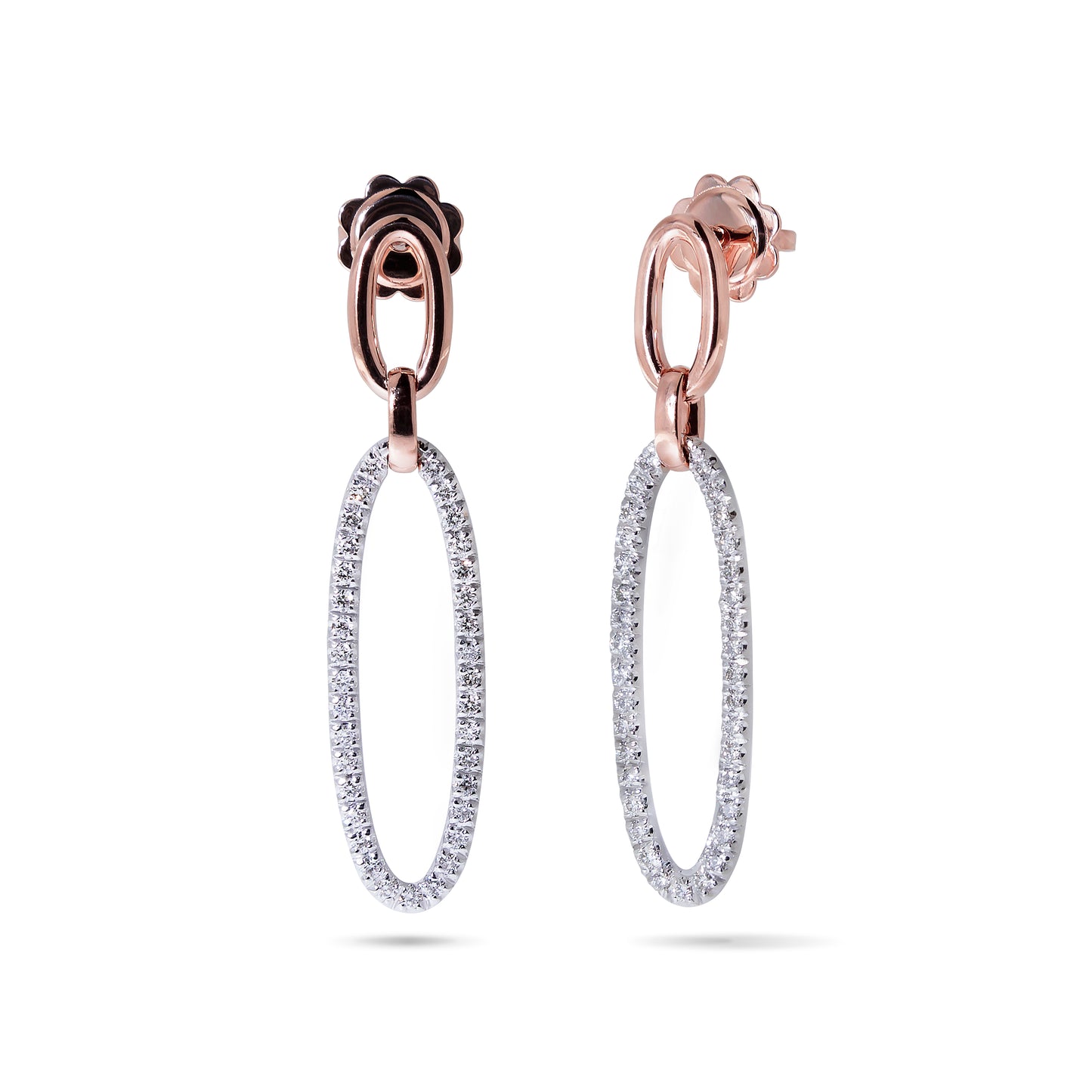 Ohrstecker mit Diamanten 0,47 ct aus 18 Karat Gold aus der Kollektion Krebber Colors bei Juwelier Krebber in Mönchengladbach-Rheydt