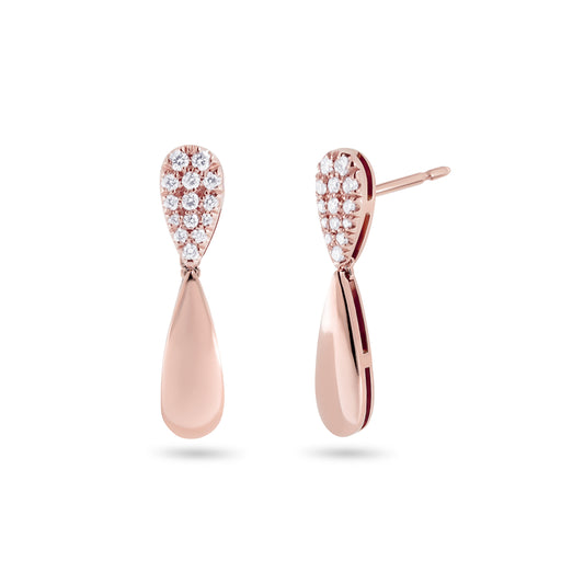 Andromeda Ohrhänger mit Diamanten 0,27 ct aus 18 Karat Gold aus der Kollektion Krebber Colors bei Juwelier Krebber in Mönchengladbach-Rheydt
