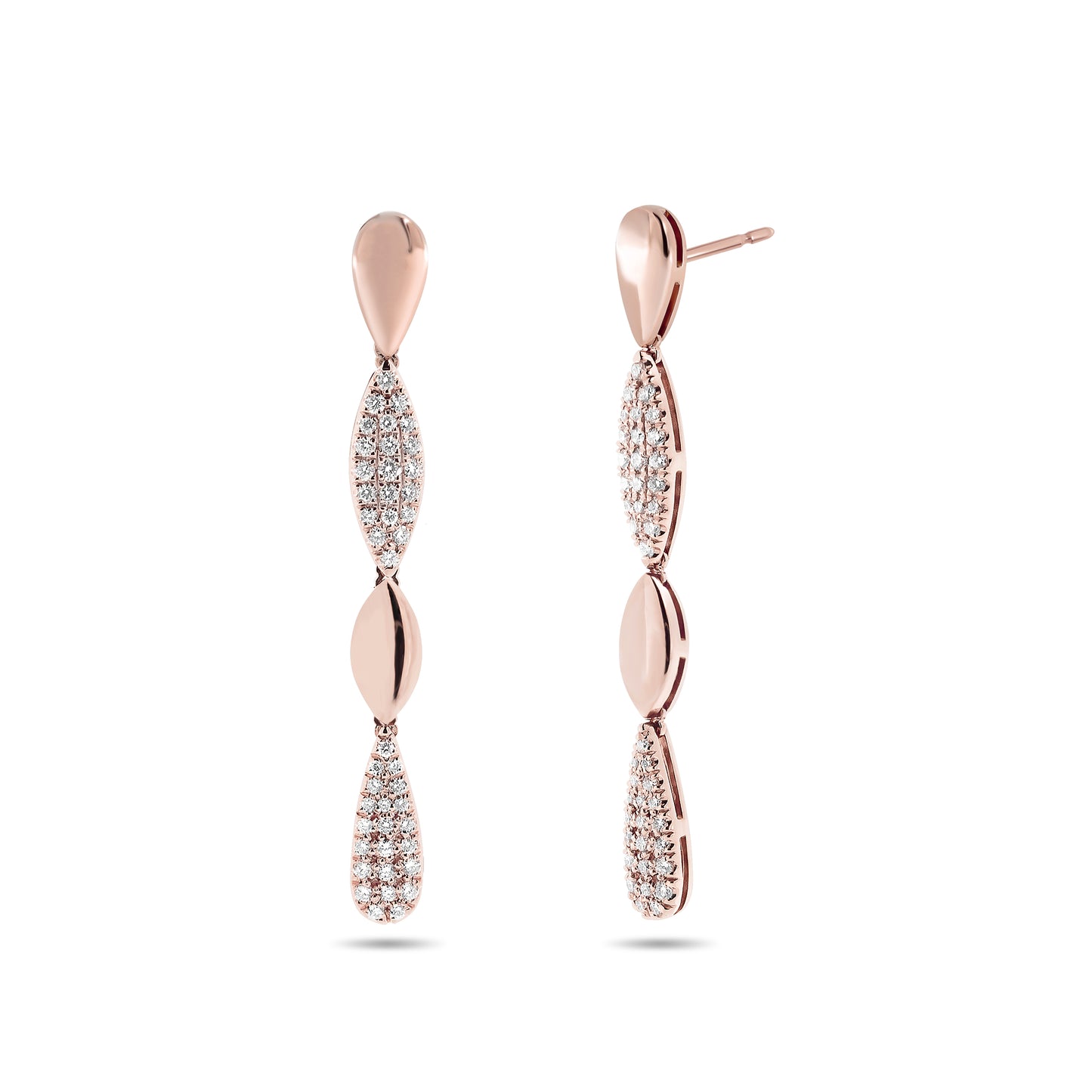 Andromeda Ohrhänger mit Diamanten 0,79 ct aus 18 Karat Gold aus der Kollektion Krebber Colors bei Juwelier Krebber in Mönchengladbach-Rheydt