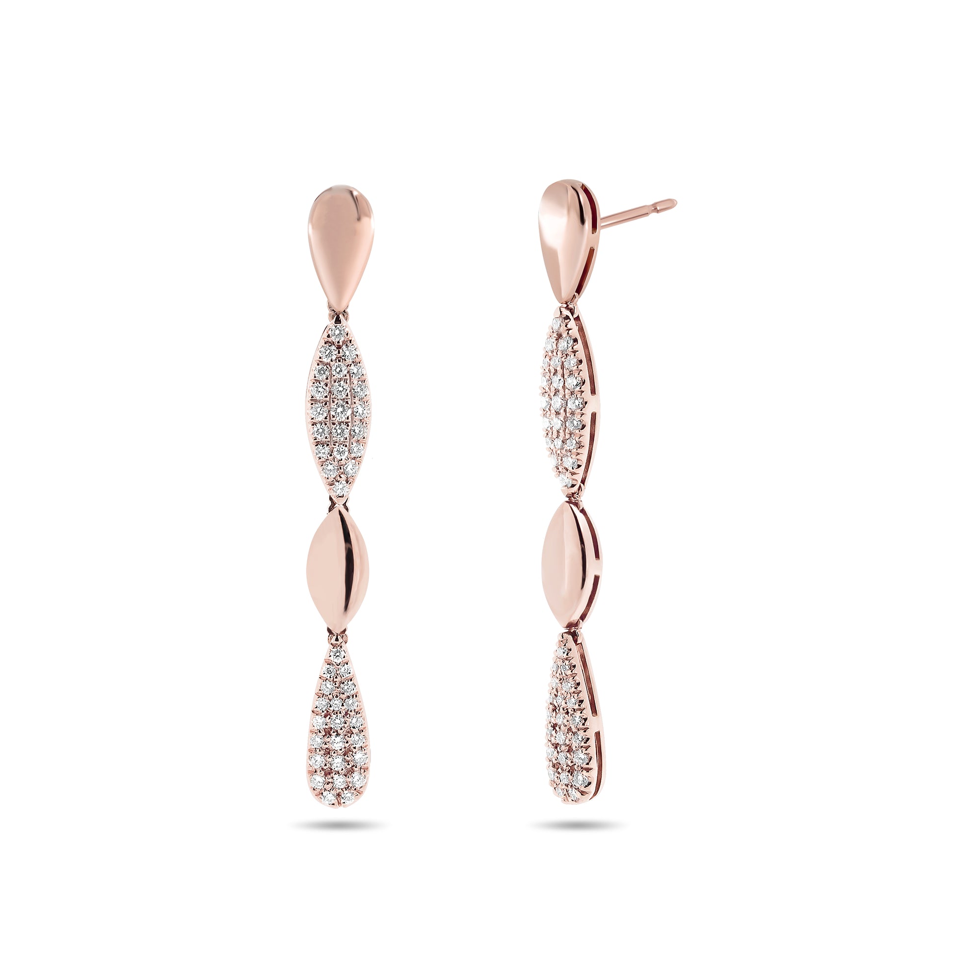 Andromeda Ohrhänger mit Diamanten 0,79 ct aus 18 Karat Gold aus der Kollektion Krebber Colors bei Juwelier Krebber in Mönchengladbach-Rheydt