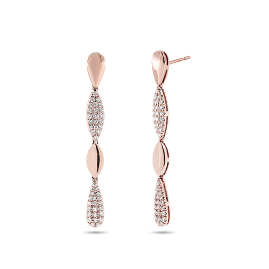 Andromeda Ohrhänger mit Diamanten 0,79 ct aus 18 Karat Gold aus der Kollektion Krebber Colors bei Juwelier Krebber in Mönchengladbach-Rheydt