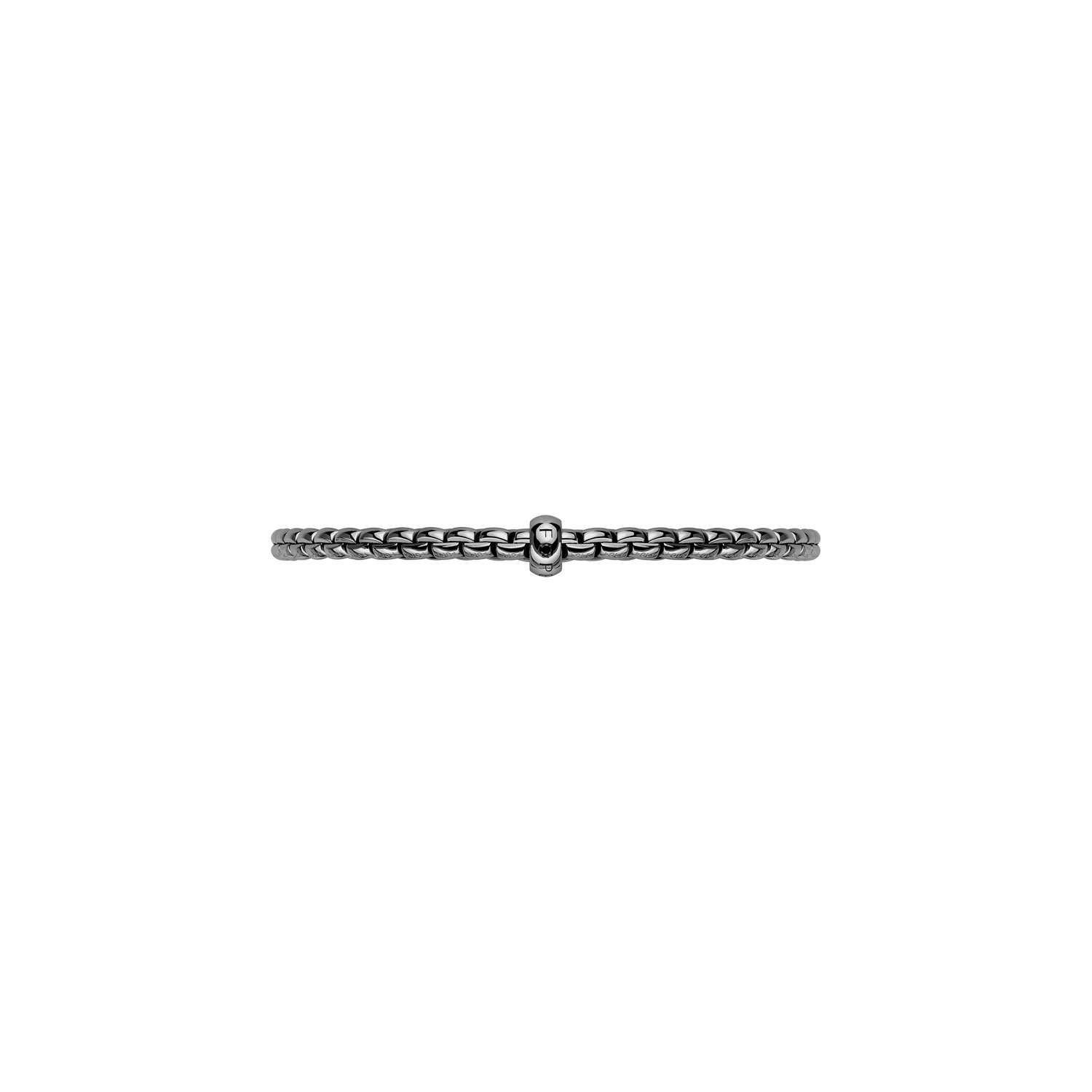 Fope Eka Flex’it Armband aus 18 Karat Gold mit Ruthenium-Finish und schwarzem Diamanten – Juwelier Krebber