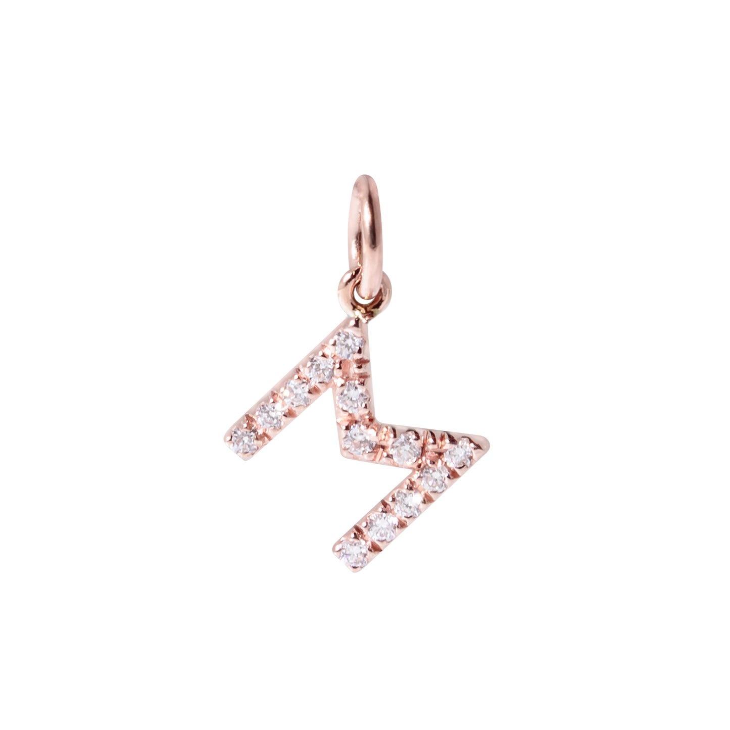 Anhänger mit Initiale 0,06 ct aus 18 Karat Gold aus der Kollektion Krebber Colors bei Juwelier Krebber in Mönchengladbach-Rheydt