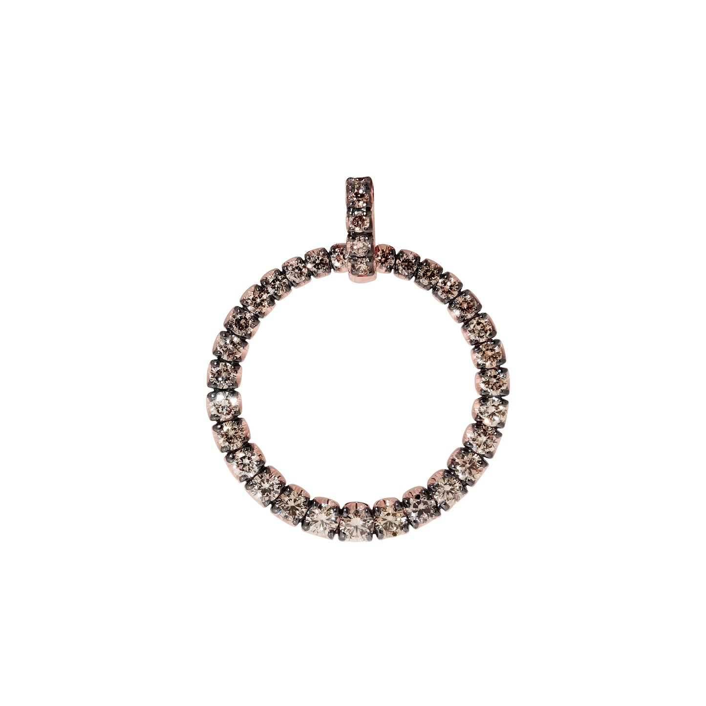 Archetti Anhänger mit braunen Diamanten aus 18 Karat Gold aus der Kollektion Krebber Colors bei Juwelier Krebber in Mönchengladbach-Rheydt