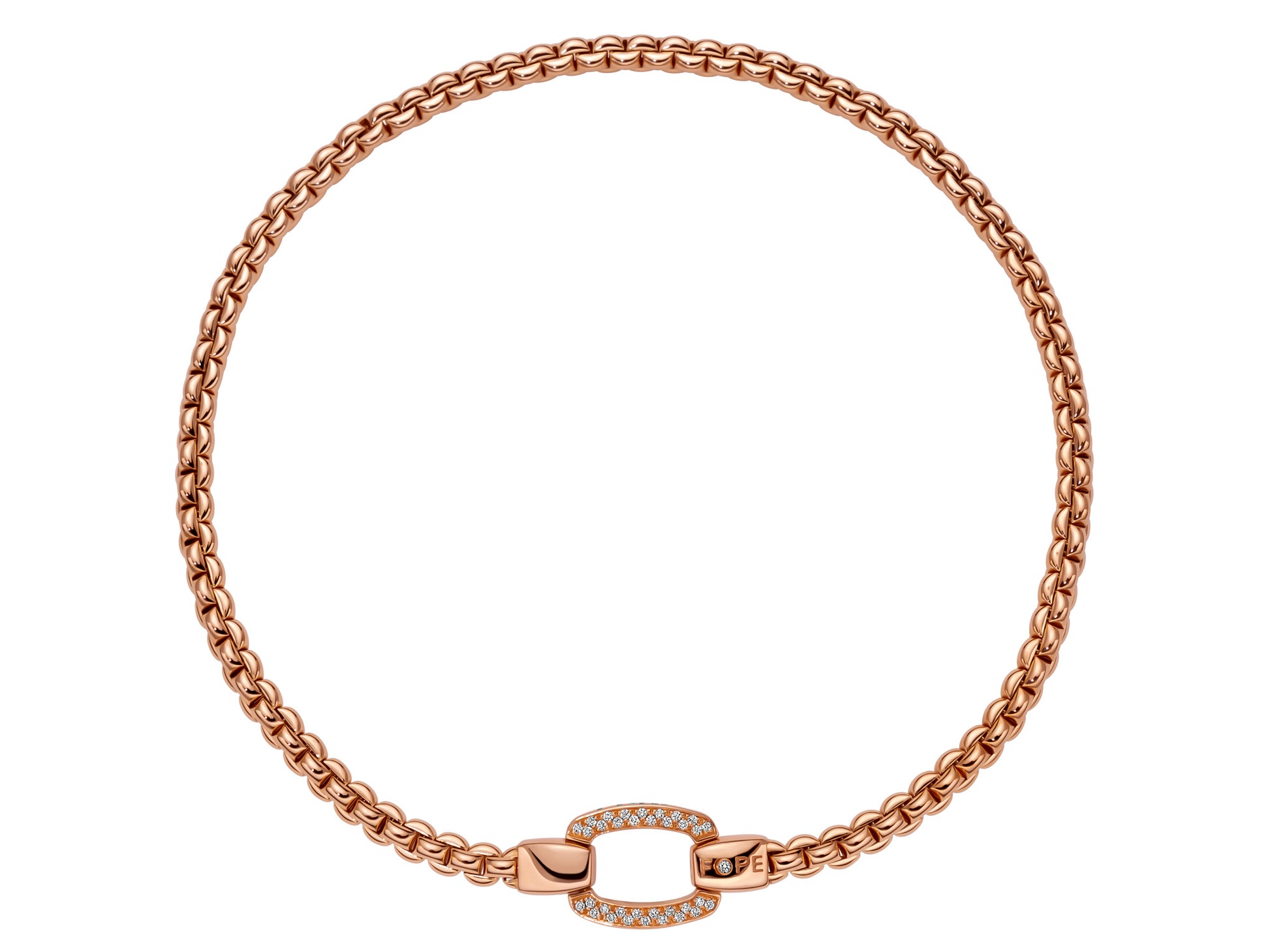 Fope Flex'it Halskette 08F10CX_PB_R_XRX_036 Schmuck Juwelier Krebber Mönchengladbach Rheydt