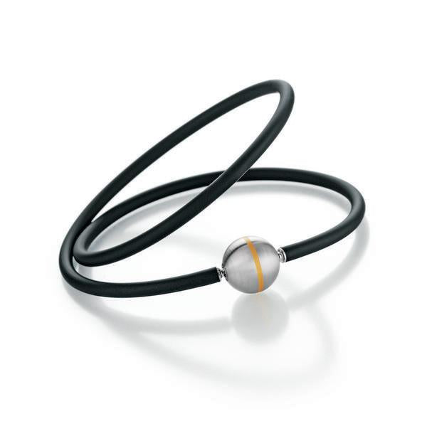 Jörg Heinz Kautschuk Halsreif HZ31.0-4.0 Schmuck Juwelier Krebber Mönchengladbach Rheydt