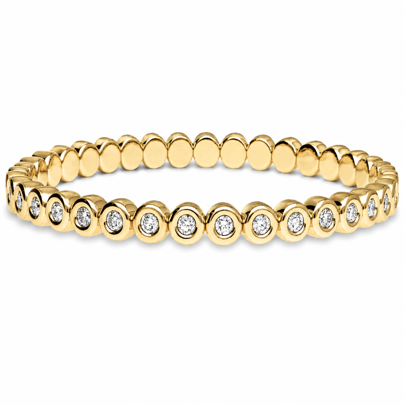 Demeglio Schmuck Bezel Tennisarmband mit Diamanten 2,55 ct bei Juwelier Krebber in Mönchengladbach-Rheydt.