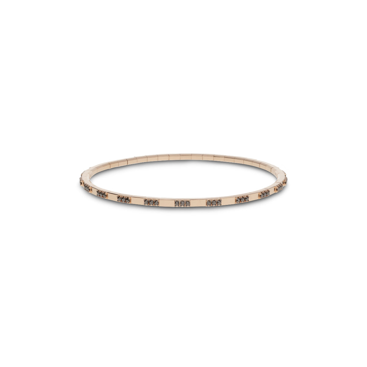 Demeglio Schmuck Ex’Tensible™ Tennisarmband mit schwarzen Diamanten 0,68 ct bei Juwelier Krebber in Mönchengladbach-Rheydt.