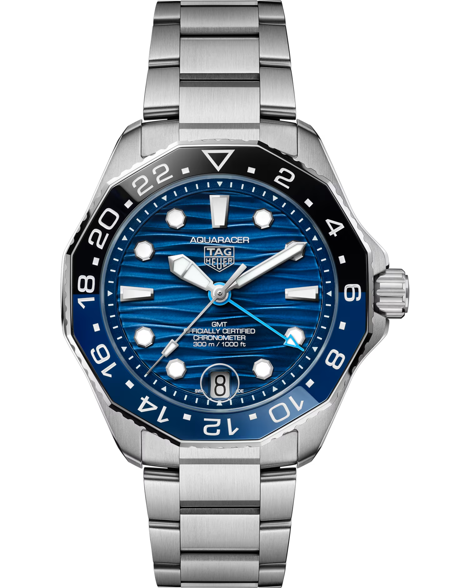TAG Heuer Aquaracer Professional 300 GMT 42 mm WBP5114.BA0013 – Produktansicht 2 bei Juwelier Krebber in Mönchengladbach-Rheydt