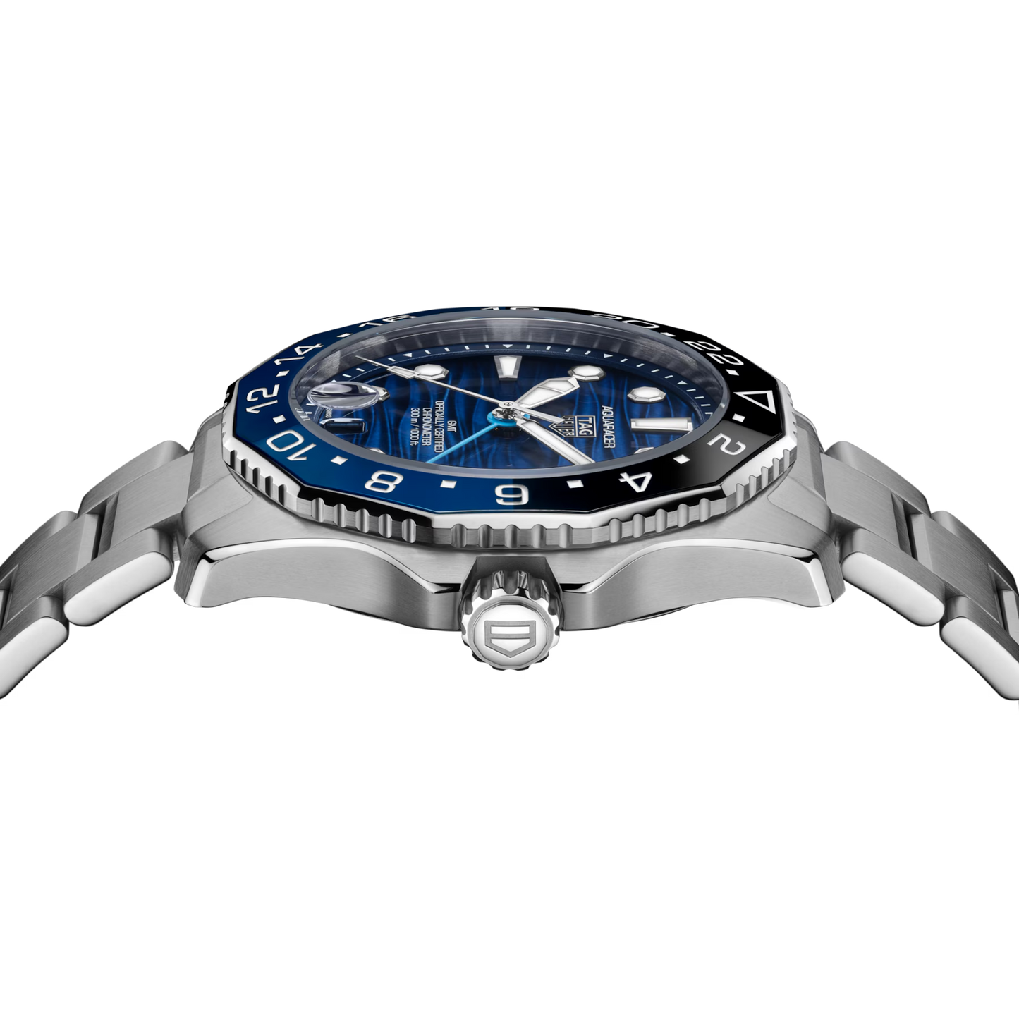 TAG Heuer Aquaracer Professional 300 GMT 42 mm WBP5114.BA0013 – Produktansicht 4 bei Juwelier Krebber in Mönchengladbach-Rheydt
