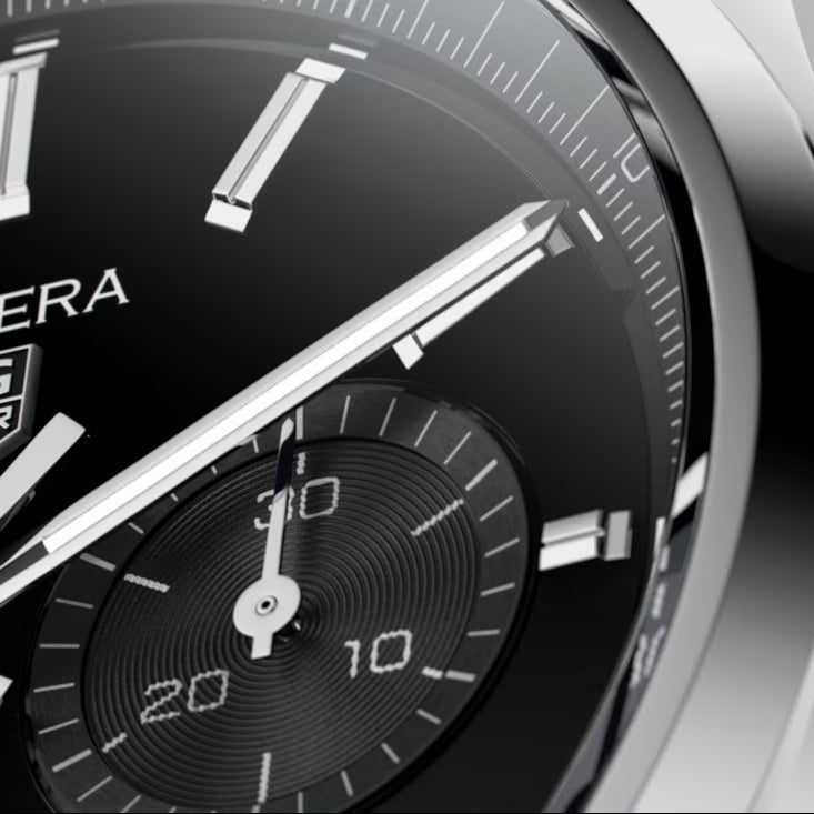 TAG Heuer Carrera Chronograph CBN2010.BA0642 bei Juwelier Krebber in Mönchengladbach-Rheydt – Zifferblattdetail